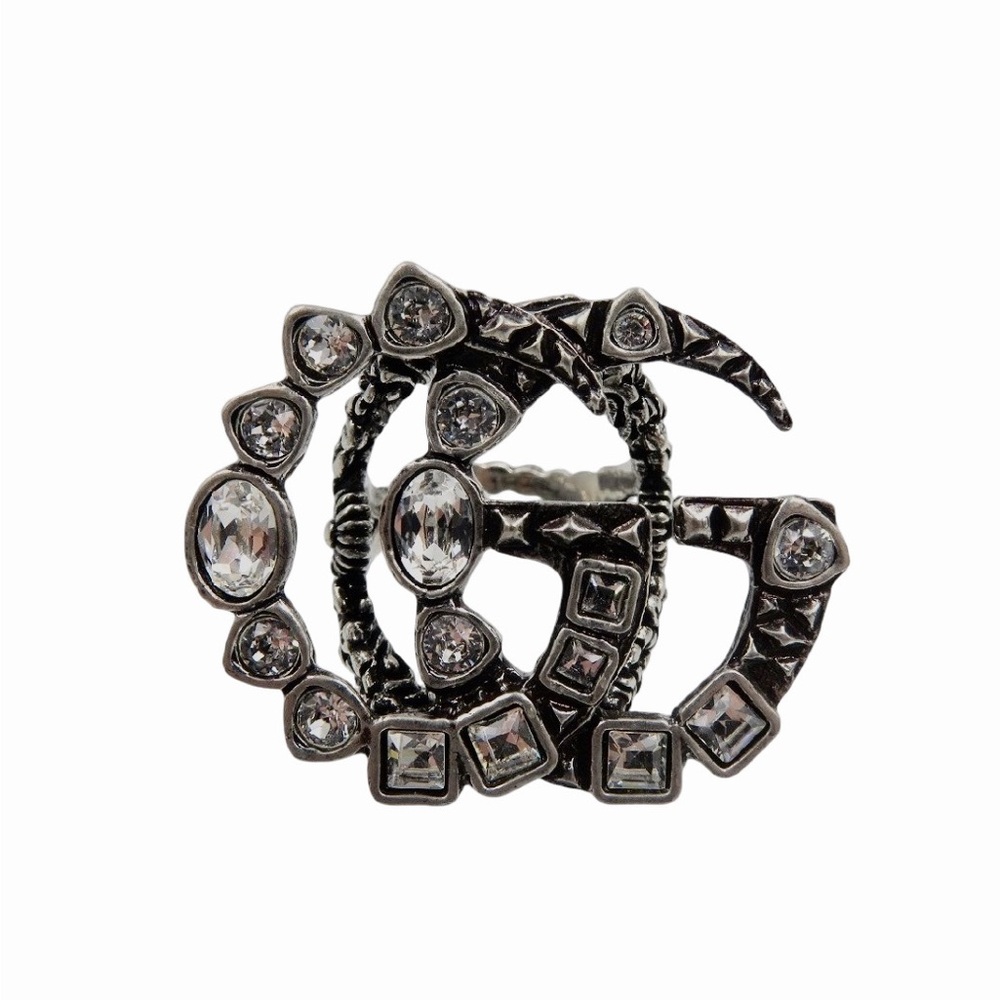 Gucci Marmont GG Silver Ring